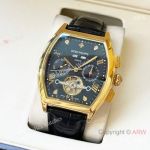 High Quality Replica PATEK PHILIPPE Different Colors Leather Strap Different Colors Face Dial Different Colors Stainless Steel Case Watch 42*12mm